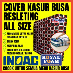 Cover/Sarung/Sprei Kasur Busa Inoac Pengganti/Cadangan